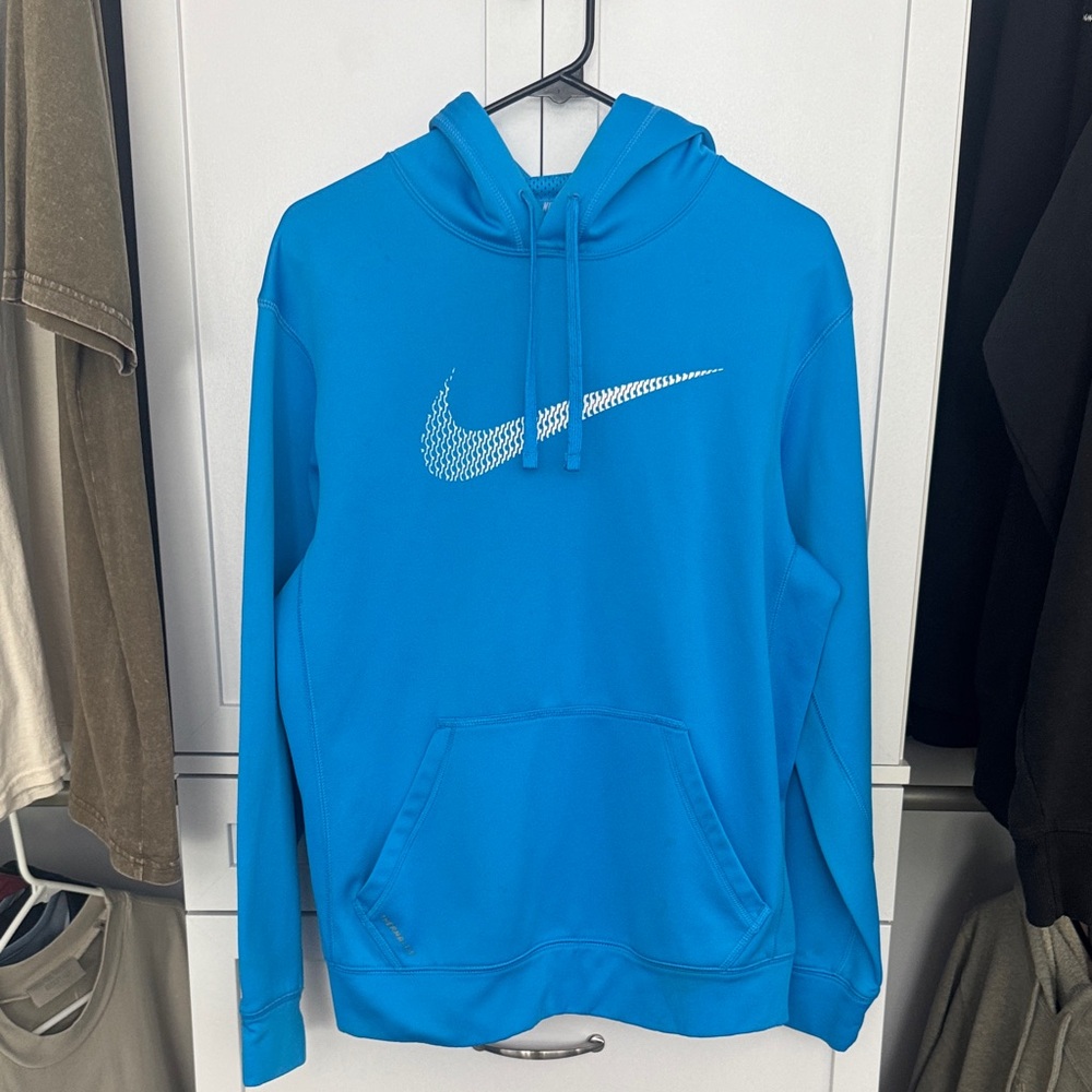 Nike Men's Bright Blue Hoodie
